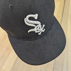 New Era MLB Chicago White Sox 5950 Post Season 2020 Wool Fitted Hat Size 8